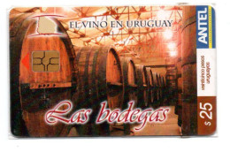 Vin Las Bodegas Télécarte Uruguay Phonecard  Telefonkarte (K 492) - Uruguay
