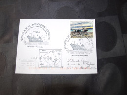 Crozet 1er Jour  D'un Timbre Du Carnet  Voyage à Bord Du Marion Dufresne ( Tirage 5000 Exemplaires) 1  1   2024 - Storia Postale