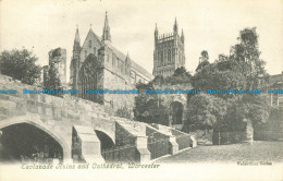 R639536 Worcester. Esplanade Ruins And Cathedral. Valentine Series. 1905 - Monde