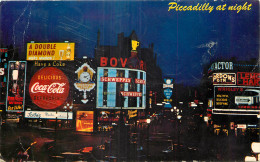 LONDON - ENGLAND - PICCADILLY AT NIGHT - Autres & Non Classés