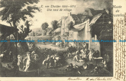 R638990 Musee De Bruxelles. Une Noce De Village. T. Van Thulden. Nels. No. 23. 1 - Monde