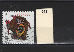 PRIX F. Obl  942 YT Taureau 59 - Used Stamps