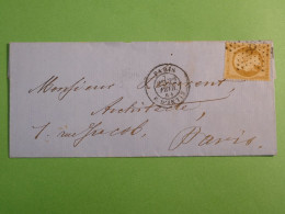 DP16 FRANCE LETTRE 1864  ETOILE DE PARIS N° 8 + + AFF. INTERESSANT+++ - 1701-1800: Precursors XVIII