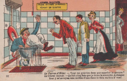 CPA  HUMOUR - Patron D'Hôtel Et Client Inondé - Fuite - Vers 1910 - Edit. Artaud, Nantes - Humor