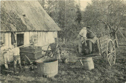  BASSE NORMANDIE - FABRICATION DU CIDRE - REPRODUCTION - CARTES D'AUTREFOIS - Basse-Normandie