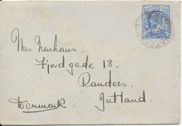 Great Britain Cover Sent To Denmark 22-12-1909 Single Franked - Lettres & Documents