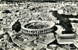 30 NIMES VUE AERIENNE LES ARENES - Nîmes