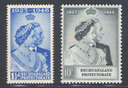 1948 Bechuanaland Protectorate, Stanley Gibbons N. 136-37, MNH** - Sonstige & Ohne Zuordnung
