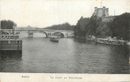 75 PARIS LA SEINE AU PONT ROYAL - Die Seine Und Ihre Ufer