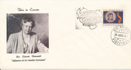 Venezuela FDC 11-11-1964 Elenor Roosevelt With Cachet - Venezuela