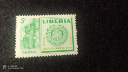 LİBERİA-1960-80         5  CENT            UNUSED - Liberia