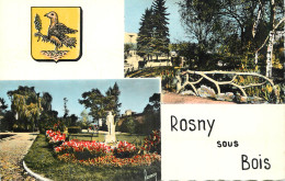 93 ROSNY SOUS BOIS SQUARE GARDEBLED BLASON - Rosny Sous Bois