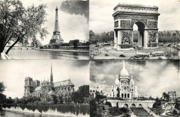 75 PARIS MULTIVUES - Mehransichten, Panoramakarten