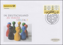 2941 In Deutschland Zu Hause, Schmuck-FDC Deutschland Exklusiv - Briefe U. Dokumente