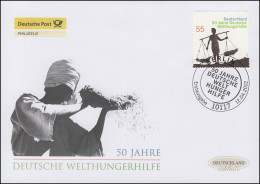 2928 Deutsche Welthungerhilfe (WHH), Schmuck-FDC Deutschland Exklusiv - Storia Postale