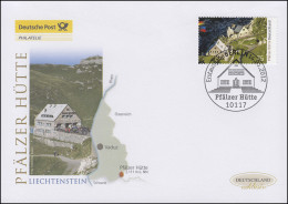 2940 Pfälzer Hütte / Pfälzerhütte, Schmuck-FDC Deutschland Exklusiv - Briefe U. Dokumente