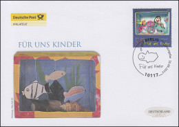 2888 Für Uns Kinder - Aquarium, Schmuck-FDC Deutschland Exklusiv - Briefe U. Dokumente