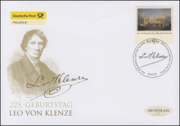 2719 Leo Von Klenze, Schmuck-FDC Deutschland Exklusiv - Covers & Documents