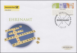 2674 Ehrenamt, Schmuck-FDC Deutschland Exklusiv - Lettres & Documents