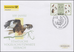 2661 Staatliche Vogelschutzwarte Seebach, Schmuck-FDC Deutschland Exklusiv - Covers & Documents