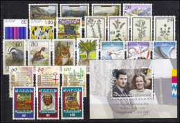 1054-1078 Liechtenstein Jahrgang 1993 Komplett, Postfrisch - Unused Stamps
