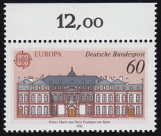 1461 Europa Palais Thurn Und Taxis 60 Pf ** Oberrand - Unused Stamps