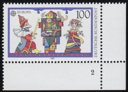 1418 Europa 100 Pf Puppentheater ** FN2 - Unused Stamps