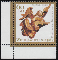 1442 Weihnachten 60+30 Pf ** Ecke U.l. - Unused Stamps