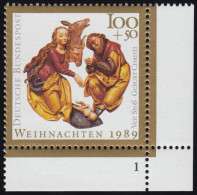 1443 Weihnachten 100+50 Pf ** FN1 - Nuovi