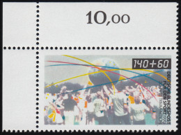 1450 Sportarten 140+60 Pf Trimm-Dich ** Ecke O.l. - Unused Stamps