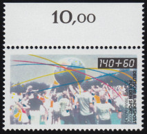 1450 Sportarten 140+60 Pf Trimm-Dich ** Oberrand - Unused Stamps