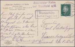 Landpost Saalfelder-Kulm Bei Saalfeld / Remschütz Saalfeld (Saale) Land 12.7.30 - Sonstige & Ohne Zuordnung