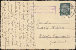 Landpost Neuenburgerfeld über VAREL (OLDENBURG) 2.1.1939 Auf AK Blumen In Vase - Cartas & Documentos