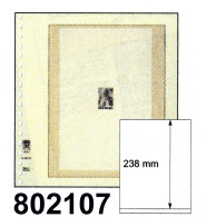 LINDNER-T-Blanko-Blätter Nr. 802 107 - 10er-Packung, Streifenhöhe 238 Mm - Blanco Pagina's
