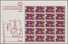 414 Europa / CEPT 1961, Kleinbogen Druckform A (Unterrand) ** Postfrisch - Unused Stamps