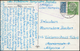 Landpost Rechtis über KEMPTEN (ALLGÄU) 2.6.1954 Auf Passender AK  - Altri & Non Classificati