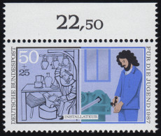 1315 Jugend Installateur 50+25 Pf ** Oberrand - Unused Stamps