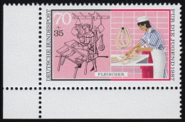 1317 Jugend Fleischer 70+35 Pf ** Ecke U.l. - Unused Stamps