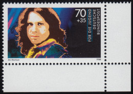 1362 Rockmusik Jim Morrison 70+35 Pf ** Ecke U.r. - Ungebraucht