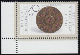 1335 Wohlfahrt Schmiedekunst 70+35 Pf ** Ecke U.l. - Unused Stamps