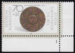 1335 Wohlfahrt Schmiedekunst 70+35 Pf ** FN1 - Unused Stamps