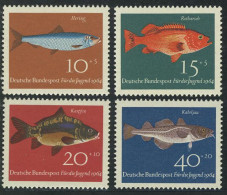 412-415 Jugend Fische 1964, Satz ** Postfrisch - Nuovi