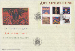 UNO Genf Block 18 Indigene Kunst 2003 - Block Auf Schmuck-FDC Genf - Sonstige & Ohne Zuordnung