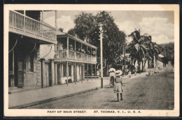 AK St. Thomas, Part Of Main Street  - Autres & Non Classés