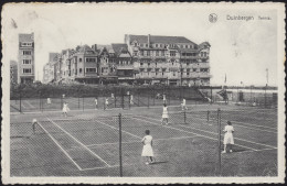 Belgien Ansichtskarte Duinbergen - Tennisplatz, Gelaufen  - Autres & Non Classés