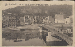 Belgien Ansichtskarte Dinant - Panorama Mit Brücke Und Hotel, DINANT 13.8.1923 - Andere & Zonder Classificatie