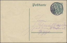 Postkarte P 90I Germania 5 Pf. Von DRIBURG (WESTF.) 27.9.11 Nach Bigge - Other & Unclassified