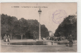 Poitiers - Rond-Point Et Grande Allée De Blossac - Poitiers