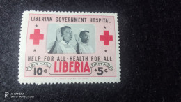 LİBERİA-1950-60         10 +5 CENT            UNUSED - Liberia