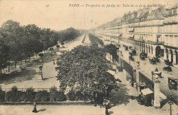 75 - PARIS - JARDIN DES TUILERIES ET RUE DE RIVOLI - Parks, Gardens